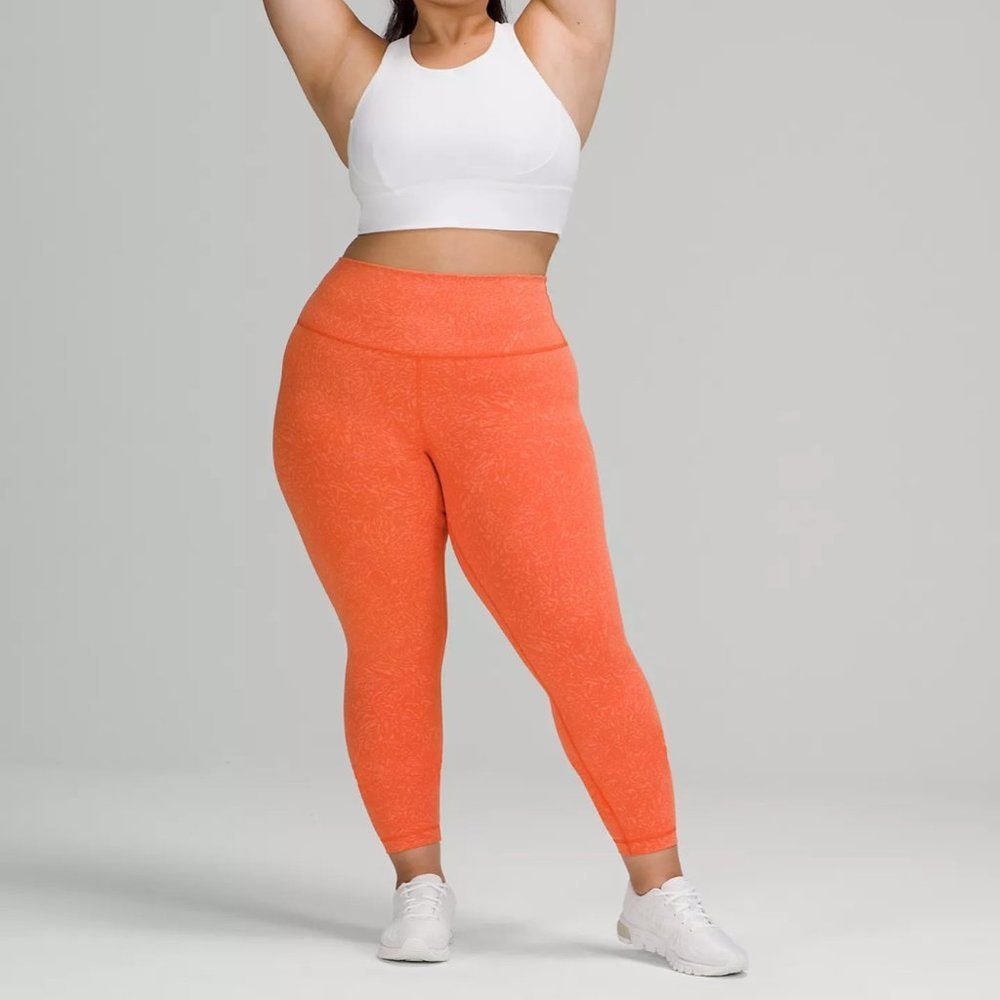 lululemon athletica Orange Leggings